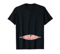 Camiseta de embarazo, bebés gemelos asomando fuera de la barriga, Zany Brainy Camiseta
