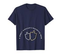 Camiseta de Embarazo de Hanukkah: Un Gran Milagro está sucediendo aquí Camiseta