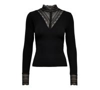 Camiseta de Encaje de Mujer ONLY ONLTILDE Top de Encaje de Manga Larga Vintage