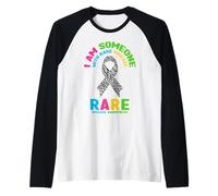 Camiseta de Enfermedades Raras I Am Someone - Día de Las Enfermedades Raras 2026 Camiseta Manga Raglan