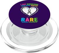 Camiseta de Enfermedades Raras I Am Someone - Día de Las Enfermedades Raras 2026 PopSockets PopGrip para MagSafe
