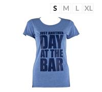 Camiseta de entrenamiento femenina Talla S azul tricolor Capital Sports