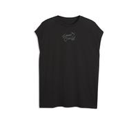 Camiseta de entrenamiento sin mangas PUMA Crew Cutoff para hombre, Accesoiros, Negro, XS
