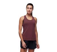 Camiseta de escalada Black Diamond Splitter para mujer (Cherrywood Stripe)