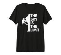 Camiseta de Escalada en Roca, el Cielo es el límite Camiseta Premium