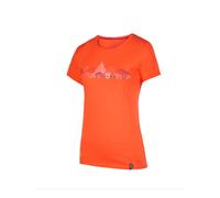 Camiseta de escalada para mujer La Sportiva Camiseta Peaks W (Cherry Tomato)