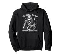 Camiseta de Esqueleto I Asked Myself If I'm Okay Sudadera con Capucha