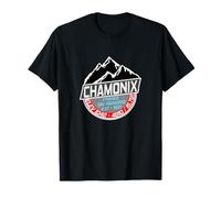Camiseta de esquí Chamonix Mont Blanc France Skiing Paradise Camiseta