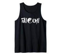 Camiseta de Estilo Tai Chi con símbolo de Yin Yang Camiseta sin Mangas