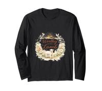 Camiseta de fe del Domingo de Pascua - Worthy is The Lamb Graphic Manga Larga