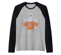 Camiseta de Fiesta de Halloween con diseño de araña de cumpleaños Friend of The Boy Camiseta Manga Raglan