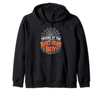 Camiseta de Fiesta de Halloween con diseño de araña de cumpleaños Friend of The Boy Sudadera con Capucha