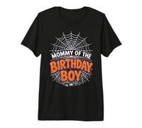 Camiseta de Fiesta de Halloween con diseño de araña de cumpleaños Mommy of The Boy Camiseta Premium