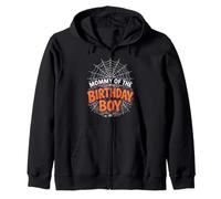 Camiseta de Fiesta de Halloween con diseño de araña de cumpleaños Mommy of The Boy Sudadera con Capucha