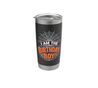 Camiseta de fiesta de Halloween con texto en inglés "I'M the BOY" Vaso térmico de acero inoxidable de doble pared
