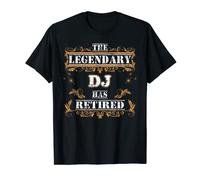 Camiseta de fiesta de jubilación The Legendary Dj has retirado Camiseta