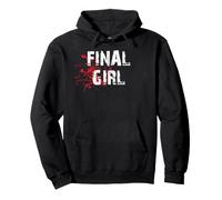 Camiseta de Final Girl Película de Terror Final Girl Frase Halloween Sudadera con Capucha