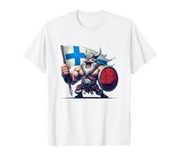 Camiseta de Finlandia, mapas de Finlandia, Bandera finlandesa para niños y Hombres Camiseta