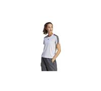Camiseta de fitness adidas essentials 3 bandas blanco mujer S