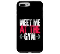 Camiseta de Fitness Meet Me at The Gym para los Amantes del Entrenamiento Carcasa para iPhone 7 Plus/8 Plus