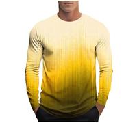 Camiseta de fitness para hombre con corte muscular y degradado de color, camiseta funcional básica, transpirable, camiseta larga que absorbe la humedad, camiseta deportiva (Gym & ocio, tallas grandes