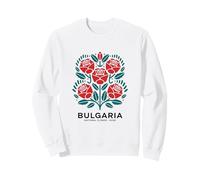 Camiseta de Flores Nacionales con diseño de Rosa búlgara, Regalos de Bulgaria Sudadera