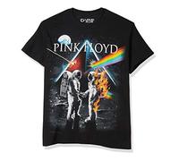 Camiseta de Floyd Bright Side of The Moon de Color Azul líquido Rosa - Negro - X-Large