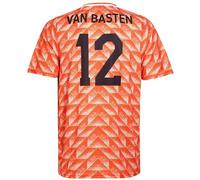 Camiseta de fútbol 88 de Basten - Holanda - Naranja - Niño y Adulto - Chico - Ropa de Futbol - Talla 140