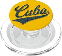Camiseta de fútbol con diseño de Bandera de Cuba PopSockets PopGrip para MagSafe