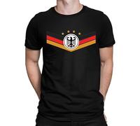 Camiseta de fútbol de Alemania 2024 del Campeonato Europeo de Alemania, Camiseta para hombre Negro, L