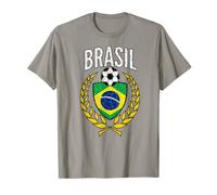 Camiseta de fútbol de Brasil 2018 Vintage/Distressed Football Jersey Camiseta