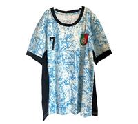 Camiseta de fútbol de Portugal para jóvenes y adultos, unisex, ideal para entrenar o combinar con todas las ocasiones, camiseta CR7 Fans, Azul, XL