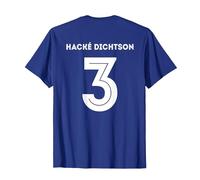 Camiseta de fútbol Islandia Mallorca Divertida Hacke Dichtson Camiseta, Hombre, Azul Real, 3XL