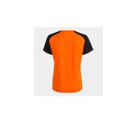 Camiseta de fútbol joma academy iv manga corta mujer naranja negr M