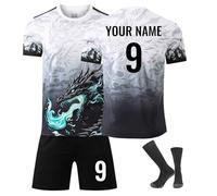 . . Camiseta De Fútbol Local/Visitante 24/25 - Uniforme Completo Personalizado para Adultos Y Niños con Nombre/Número - Regalo Ideal para Fanáticos (Incluye Playera, Short Y Medias)(2425-White)