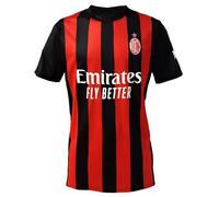 Camiseta de fútbol Milan oficial 2025/2026 - Réplica de camiseta Milan 25 26 neutra - Idea de regalo para aficionados del Milan - Niño chico, 6 años