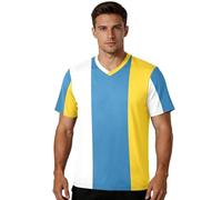 Camiseta de fútbol para fanáticos de los deportes, tela elástica, ajuste clásico, absorbe la humedad, para actividades al aire libre, para todo tipo de cuerpo, Bandera nacional de C?te D'ivoire