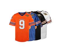 Camiseta de fútbol para hombre de 9 Bobby Boucher The Waterboy Mud Dawgs Movie Jersey Adam Sandler, Negro -, XX-Large