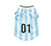 Camiseta De Fútbol para Perros - Ropa Deportiva Sin Mangas De Malla Transpirable, atuendou De Día De Partido para Perros Fans del Fútbol, Regalo para Amantes De Las Mascotas