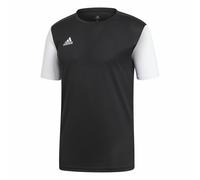Camiseta de fútbol transpirable Estro 19 Hombre Talla L. Color Negro