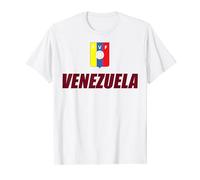 Camiseta de fútbol venezolano bandera tricolor de Venezuela Camiseta