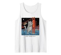 Camiseta De Gato De San Francisco, Libros De Lectura del Camiseta sin Mangas