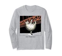 Camiseta De Gato De San Francisco, Libros De Lectura del Manga Larga