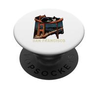 Camiseta De Gato De San Francisco, Libros De Lectura del PopSockets PopGrip Adhesivo