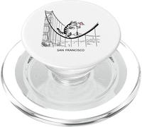 Camiseta De Gato De San Francisco, Libros De Lectura del PopSockets PopGrip para MagSafe