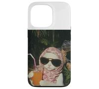 Camiseta de Gato Just a Chill Girl, Camiseta de Gato y Dinosaurio Carcasa para iPhone 13 Pro