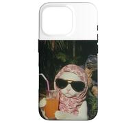 Camiseta de Gato Just a Chill Girl, Camiseta de Gato y Dinosaurio Carcasa para iPhone 16 Pro