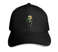 Camiseta de Girasol clásica de concienciación sobre la Salud Mental Gorra de béisbol Rugby de Lujo Hombres Mujeres Esencial para el Verano