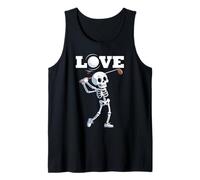Camiseta de Golf Love Ball Heartbeat para golfistas apasionados Camiseta sin Mangas