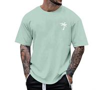 Camiseta de gran tamaño para hombre Los Angeles California Tops para hombre, camiseta de cuello redondo de gran tamaño, para gimnasio, fitness, correr, camiseta para hombre, camiseta vintage para